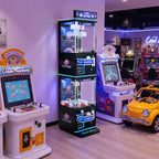 VEVOR Claw Crane Machine Medium Arcade Game Double-Layer Black Purple