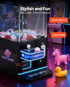 VEVOR Claw Crane Machine Medium Arcade Game Double-Layer Black Purple