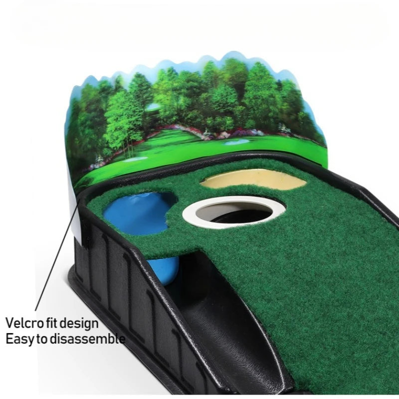 Portable Golf Putting Mat Beginners Practice Golf Putter Blanket Outdoor Golfs Training Aids Professional Sports Equipments