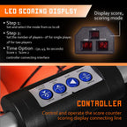 Indoor Basketball Arcade Game Double Electronic Hoops Shot 2 Player W/4 Balls