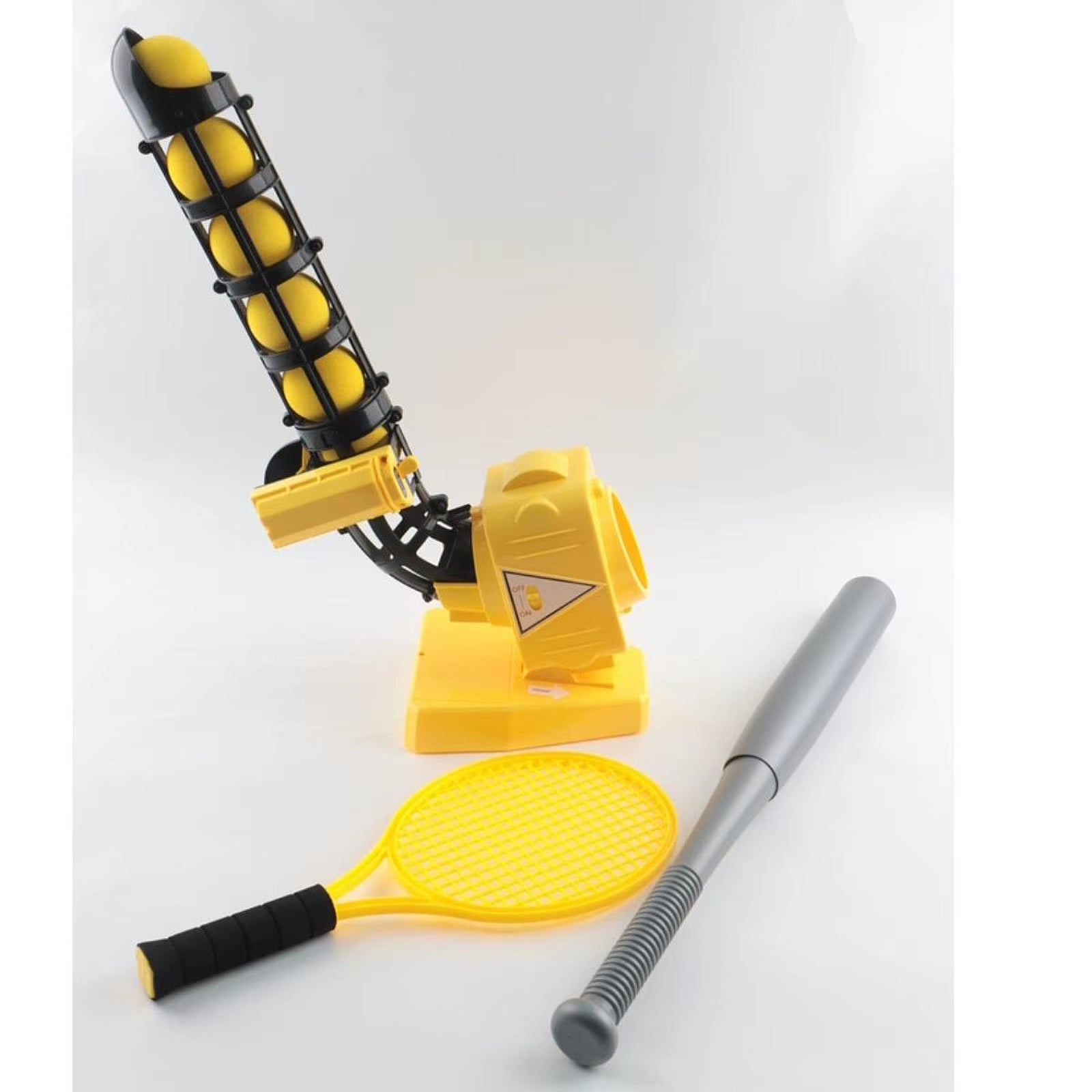 Automatic Baseball Pitching Machine Ball Launcher Training Equipment Batting Practice Toy for Teens Age 4+ Kids