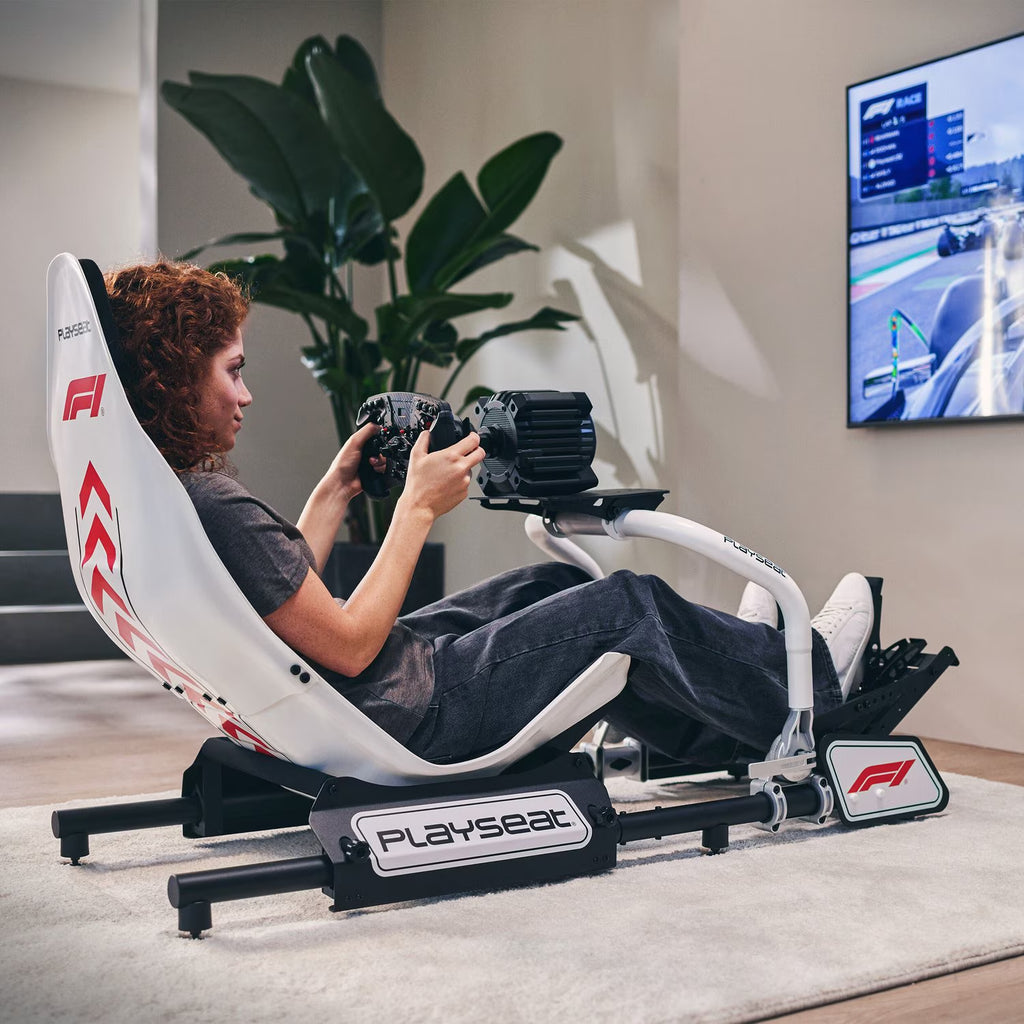 ® Formula Instinct F1® Edition Racing Simulator Cockpit with X-Adapt™ Adjustment, White