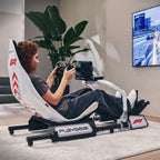 ® Formula Instinct F1® Edition Racing Simulator Cockpit with X-Adapt™ Adjustment, White