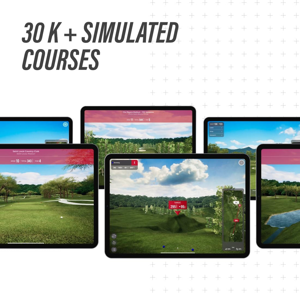 MLM2PRO Mobile Launch Monitor + Golf Simulator,Grey