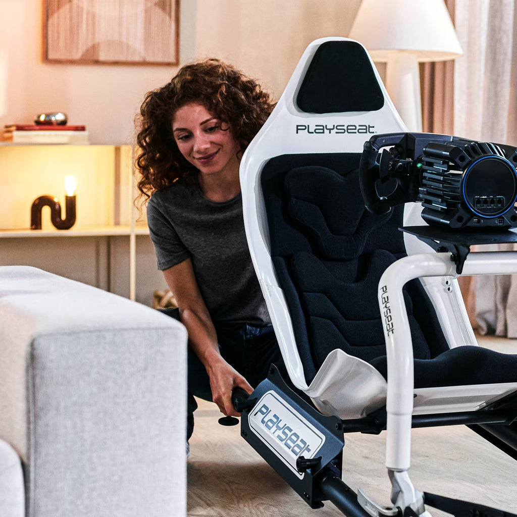 ® Formula Instinct F1® Edition Racing Simulator Cockpit with X-Adapt™ Adjustment, White