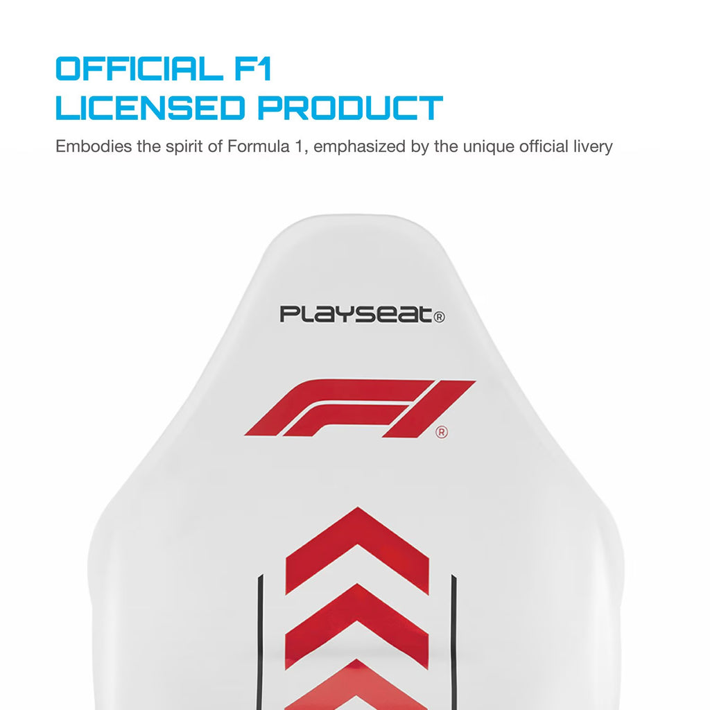 ® Formula Instinct F1® Edition Racing Simulator Cockpit with X-Adapt™ Adjustment, White
