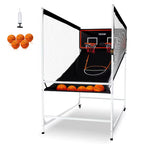 Arcade Games Basketball Game 2-Player Indoor Basketball Game Home Dual Shot Sport with 5-Balls