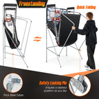 Dual LED Electronic Shot Basketball Arcade Game with 8 Game - 81.5'' X 81'' X 42.5'' (L X W X H)