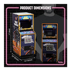 Numskull  Quarter-Sized Space Invaders Collector’S Edition Mini Arcade Machine with Wood Construction, Original ROM, Rechargeable Battery, and 3W Speakers for Retro Enthusiasts