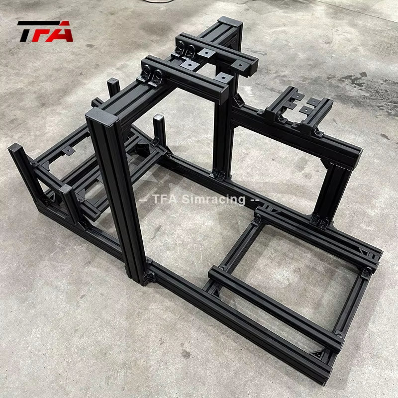 High Quality Games 4080 Pilot Simulation Frame Simulaotor Racing Cockpit Racing Game Simulator for Moza R5 R9 R12 Steering Wheel