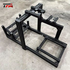 High Quality Games 4080 Pilot Simulation Frame Simulaotor Racing Cockpit Racing Game Simulator for Moza R5 R9 R12 Steering Wheel