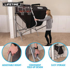 New Double Shot Deluxe Basketball Arcade Game - Standard AC Electrical or Batteries (90648)