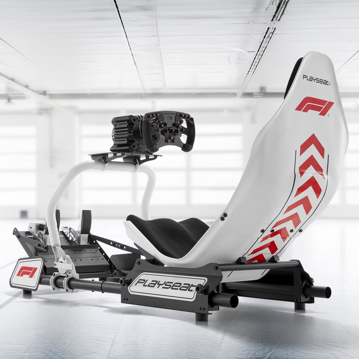 ® Formula Instinct F1® Edition Racing Simulator Cockpit with X-Adapt™ Adjustment, White