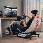 ® Formula Instinct F1® Edition Racing Simulator Cockpit with X-Adapt™ Adjustment, White
