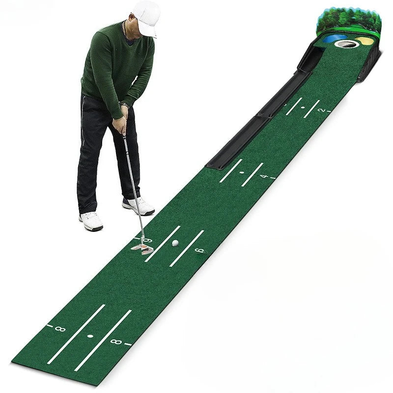 Portable Golf Putting Mat Beginners Practice Golf Putter Blanket Outdoor Golfs Training Aids Professional Sports Equipments