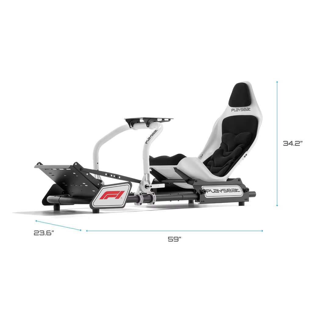 ® Formula Instinct F1® Edition Racing Simulator Cockpit with X-Adapt™ Adjustment, White