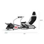 ® Formula Instinct F1® Edition Racing Simulator Cockpit with X-Adapt™ Adjustment, White