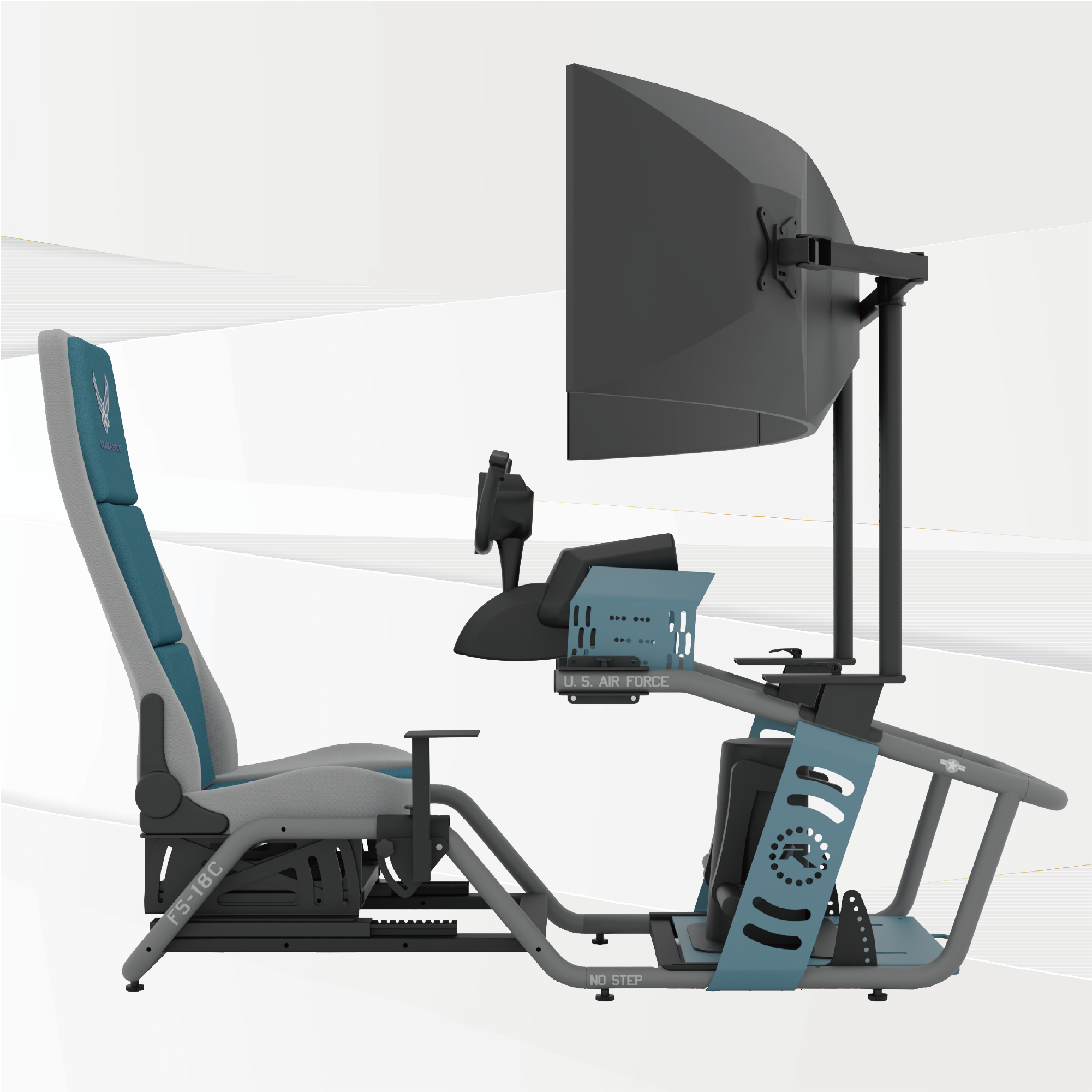 FS-18C U.S. Air Force™ Licensed Flight Simulator Cockpit [Pre-Order]