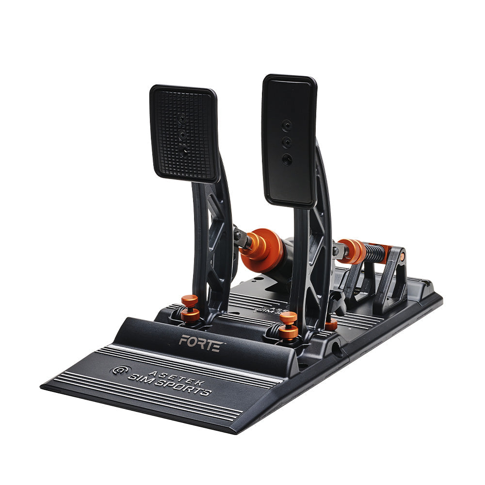 Asetek SimSports Forte Sim Racing Pedals - Brake & Throttle OPEN BOX