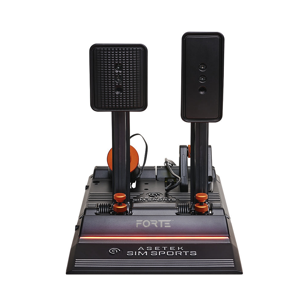 Asetek SimSports Forte Sim Racing Pedals - Brake & Throttle OPEN BOX