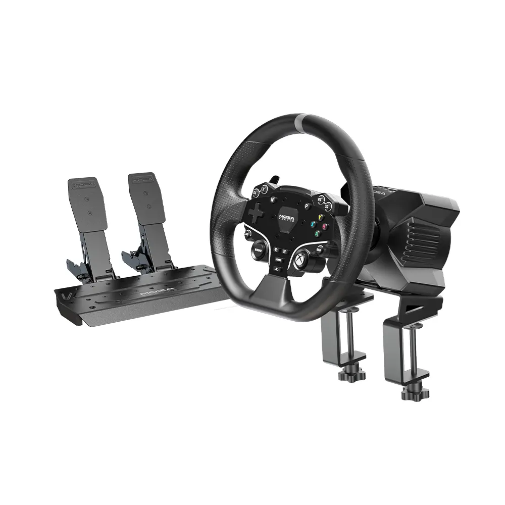 MOZA R3 Racing Wheel and Pedals for Xbox & PC