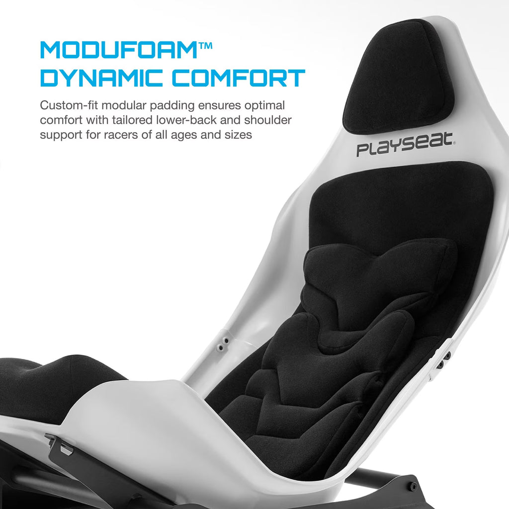 ® Formula Instinct F1® Edition Racing Simulator Cockpit with X-Adapt™ Adjustment, White
