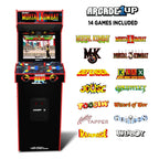 Mortal Kombat II Deluxe Arcade Game Con Gabinete De Pie De Tamaño Completo De 5 Pies De Alto, Negro