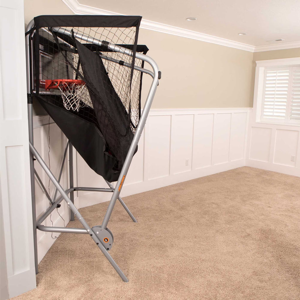 New Double Shot Deluxe Basketball Arcade Game - Standard AC Electrical or Batteries (90648)