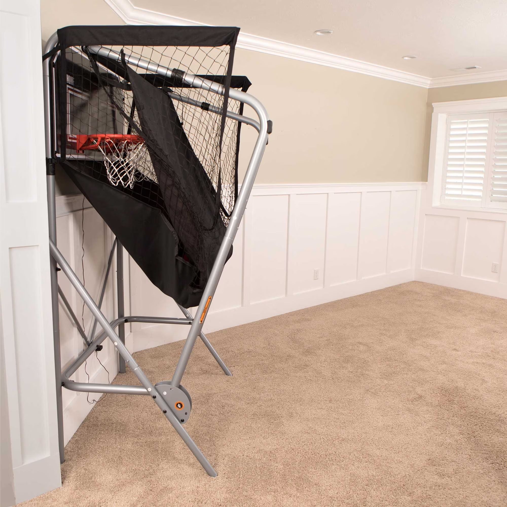 New Double Shot Deluxe Basketball Arcade Game - Standard AC Electrical or Batteries (90648)