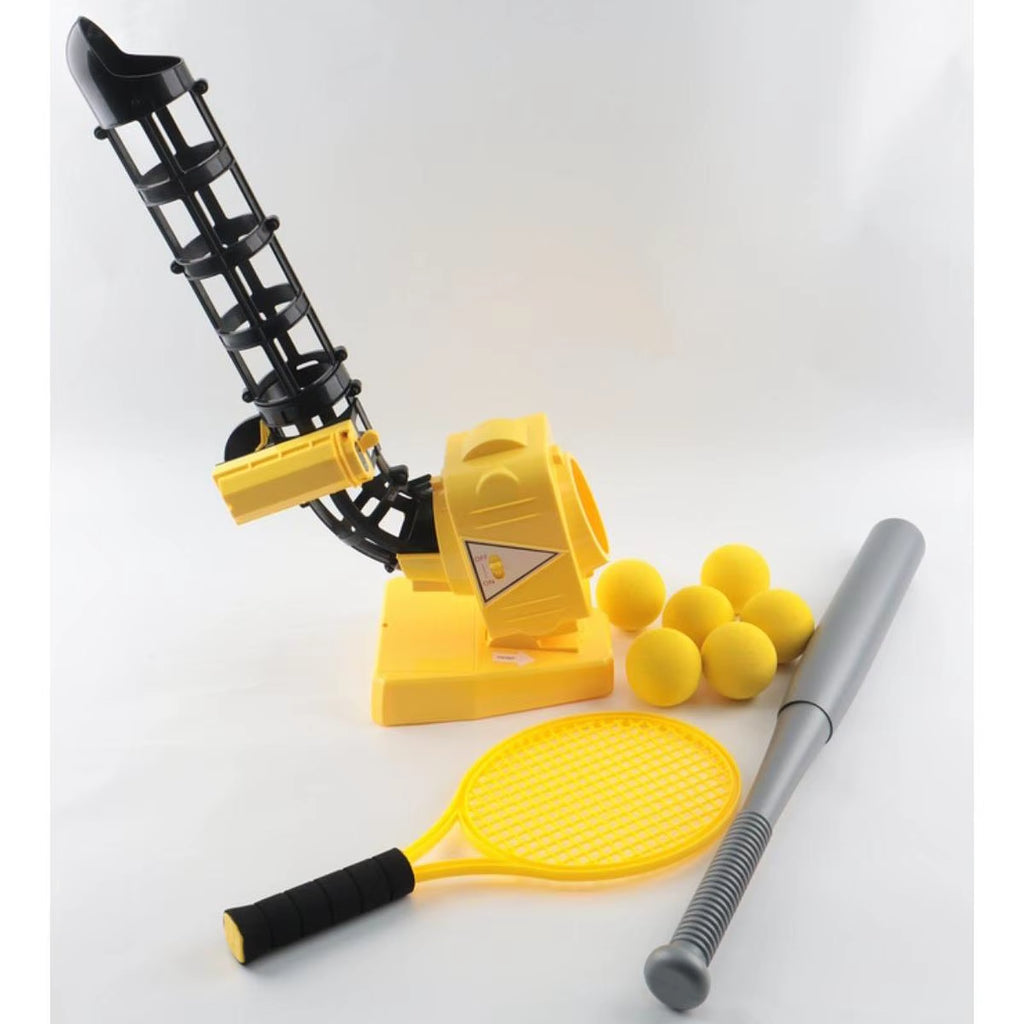 Automatic Baseball Pitching Machine Ball Launcher Training Equipment Batting Practice Toy for Teens Age 4+ Kids