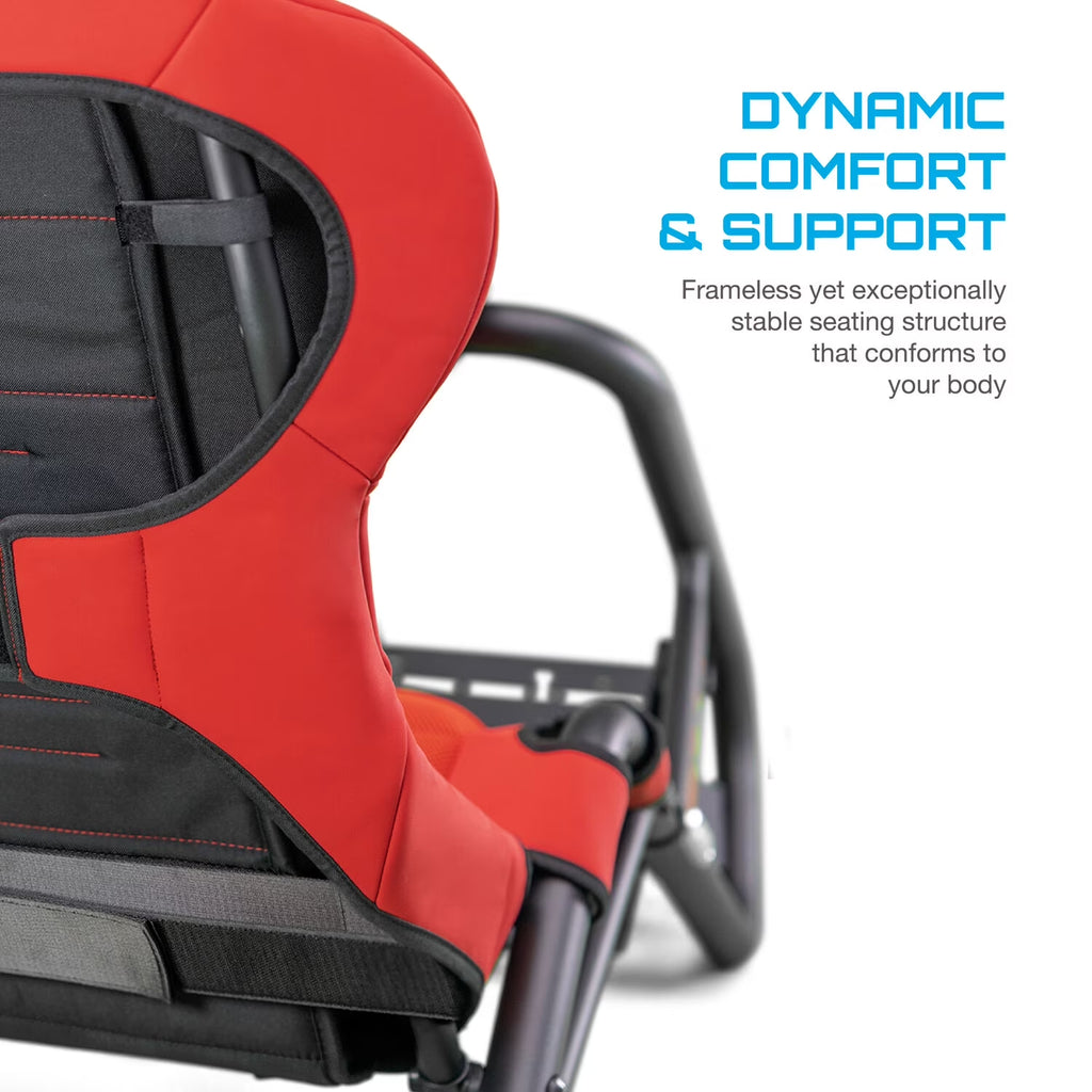 ® Trophy Lightweight Carbon Quality Steel Racing Simulator Cockpit ,Red