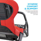 ® Trophy Lightweight Carbon Quality Steel Racing Simulator Cockpit ,Red