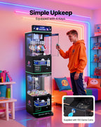 VEVOR Claw Crane Machine Medium Arcade Game Double-Layer Black Purple