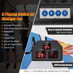 Dual LED Electronic Shot Basketball Arcade Game with 8 Game - 81.5'' X 81'' X 42.5'' (L X W X H)