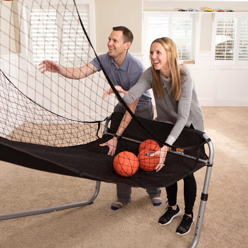 New Double Shot Deluxe Basketball Arcade Game - Standard AC Electrical or Batteries (90648)