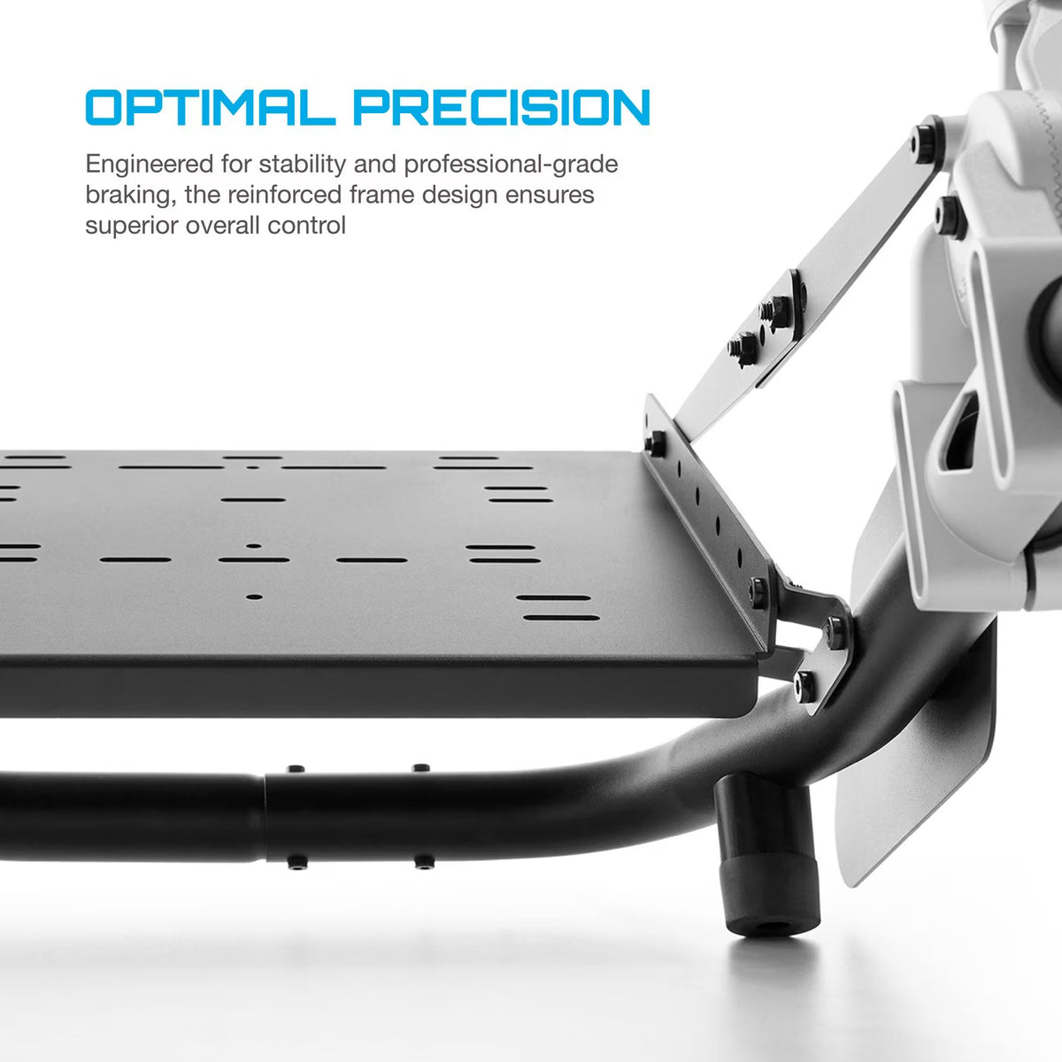 ® Formula Instinct F1® Edition Racing Simulator Cockpit with X-Adapt™ Adjustment, White