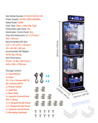 VEVOR Claw Crane Machine Medium Arcade Game Double-Layer Black Purple