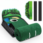 Portable Golf Putting Mat Beginners Practice Golf Putter Blanket Outdoor Golfs Training Aids Professional Sports Equipments