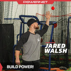 Baseball Softball Practice Net 7X7 with Baseball Accessories for Practice Pitching, Batting & Fielding, Ball Caddy, Weighted Baseballs, Tee